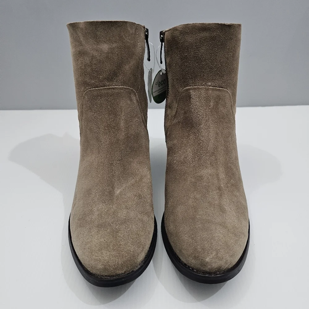 Paul Green Nicole Ankle Boot Womens UK 6.5 US 9 Brown Suede Neutral Fall NEW
